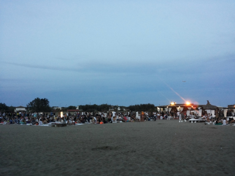 Dalla spiaggia
