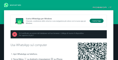 whatsapp web errore database.png